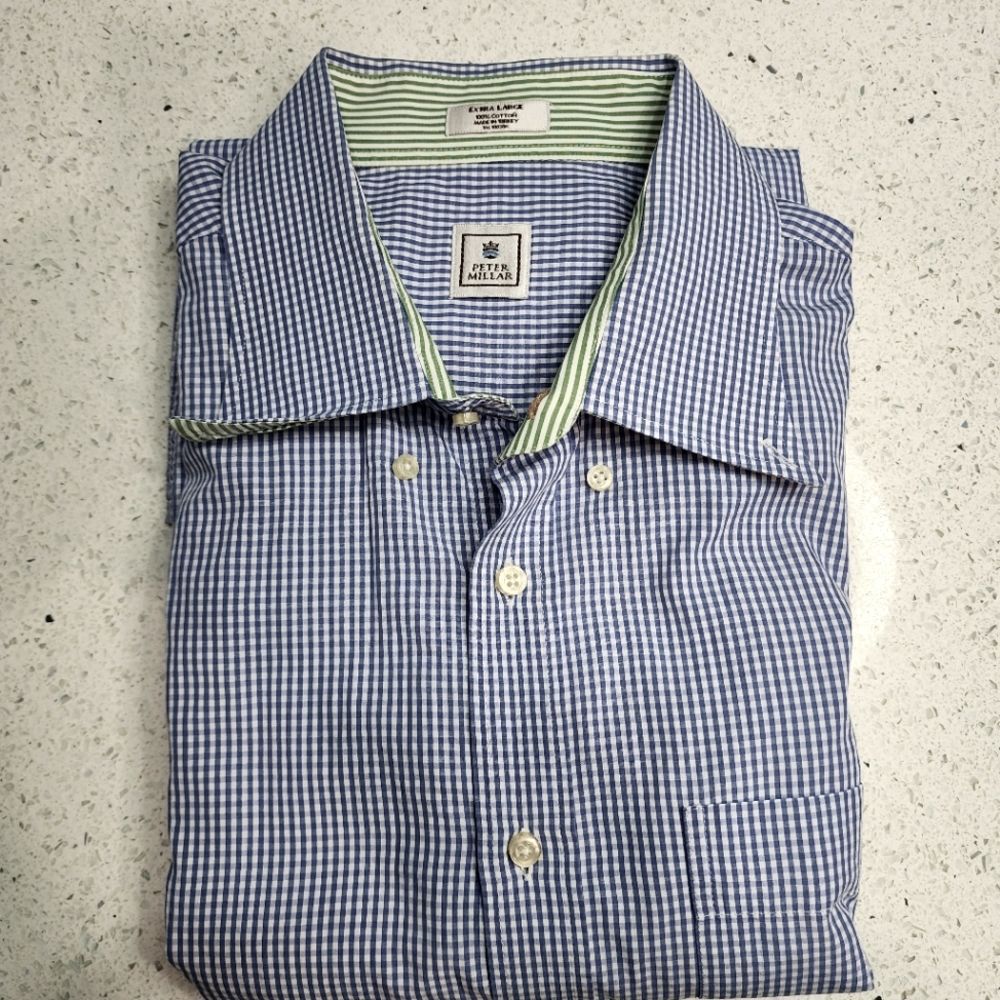 Peter millar XL button down shirt